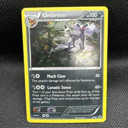 Umbreon XY96 Black Star Promo Holo Pokemon Card 2016 Eeveelution Promo - Image 1
