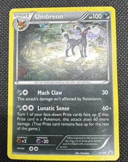 Umbreon XY96 Black Star Promo Holo Pokemon Card 2016 Eeveelution Promo - Image 3