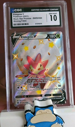 CGC Graded Pokemon Card Lot 4 - Japanese Pikachu Eldegoss V Fan Rotom Heracross - Image 1