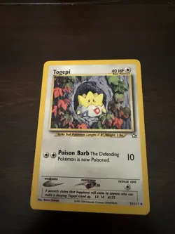 Pokemon Neo Genesis Togepi Card 51/111 - Image 1