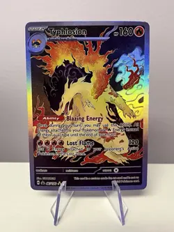 FANART Pokemon Typhlosion Illustration Rare Japanese Painting Custom Fan Card - Image 1