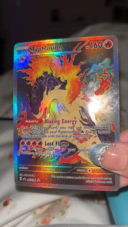 FANART Pokemon Typhlosion Illustration Rare Japanese Painting Custom Fan Card - Image 2