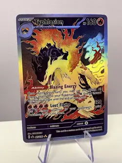 FANART Pokemon Typhlosion Illustration Rare Japanese Painting Custom Fan Card - Image 4