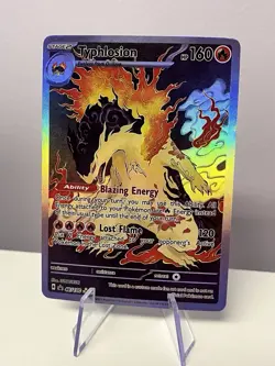 FANART Pokemon Typhlosion Illustration Rare Japanese Painting Custom Fan Card - Image 5