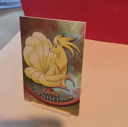 Topps Pokemon TCG Ninetales 38 TV Animation Edition Holo Card English - Image 2