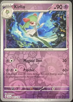 Kirlia 085/198 SV01: Scarlet & Violet Base Set Reverse Holo - Pokemon Card - Image 1