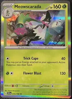 Meowscarada 015/198 SV01: Scarlet & Violet Base Set Holo - Pokemon Card - Image 1