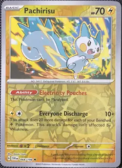 Pachirisu 068/198 SV01: Scarlet & Violet Base Set Reverse Holo - Pokemon Card - Image 1