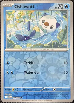 Oshawott 021/086 Sv: White Flare Reverse Holo - Pokemon Card - Image 1