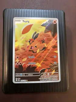 Tepig 96/86 White Flare Pokemon TCG Illustration Rare S&V NM - Image 2