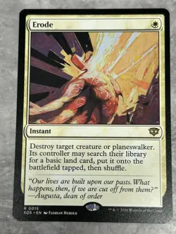 Erode Secrets of Strixhaven SOS MTG Regular - Image 1