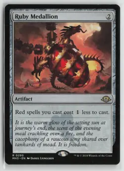 Ruby Medallion Near Mint 295 Modern Horizons 3 MTG - Image 1
