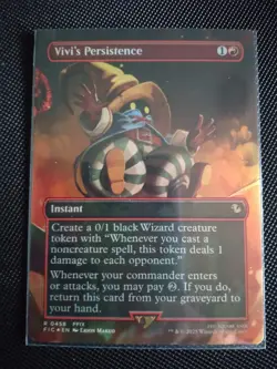 Final Fantasy Universe Beyond Magic The Gathering Vivi's Persistence Borderless - Image 1