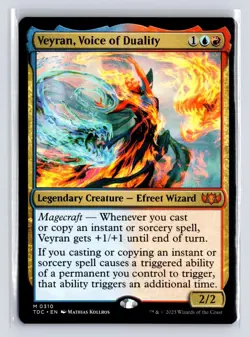 Veyran, Voice of Duality 310 Regular Tarkir: Dragonstorm Magic: The Gathering NM - Image 1