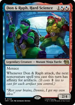 Don & Raph, Hard Science - Teenage Mutant Ninja Turtles - 144 - NM - MTG - Image 1