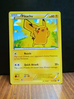 Pokemon Pikachu TCG XY Card 42/146 Regular Common - Image 1