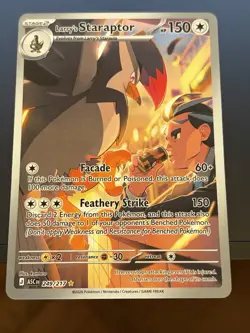 Pokemon Larrys Staraptor 249/217 Pokemon Ascended Hero’s Illustration Rare - Image 1