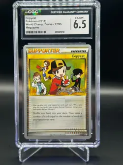 2011 Pokemon World Champ. Decks Copycat (Megazone) CGC 6.5 EX/NM+ - Image 1