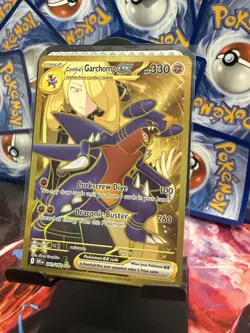 Pokemon Destined Rivals - Cynthia’s Garchomp EX 241/182 SV10 Gold Hyper Rare - Image 1