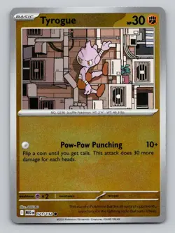 Tyrogue 071/132 Common Mega Evolution Pokemon Reverse Holo Near Mint - Image 1