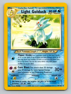 Light Golduck Neo Destiny Uncommon 047/105 Pokemon - Image 1