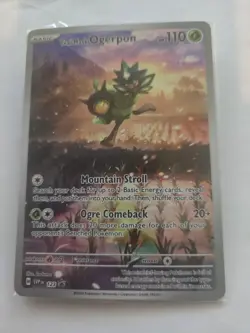 Pokemon TCG Teal Mask Ogrepon Sealed Promo 123 Scarlet Violet NM - Image 1