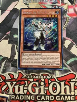 Crowley, The Gifted Magistus Secret Rare BLMM-EN044 Yugioh Dracotail - Image 1