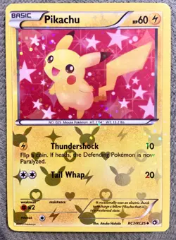 Pokemon Pikachu RC7/RC25 Legendary Treasures Radiant Holo 60HP NM - Image 1