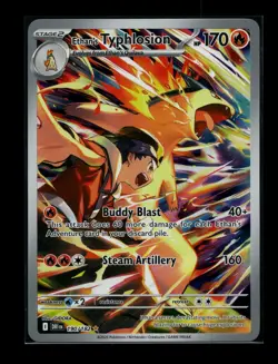 POKEMON TCG Ethan's Typhlosion Sv10 Destined Rivals 190/182 IR Holo EN NM - Image 1