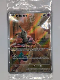 Mimikyu 075 Scarlet & Violet Promo Holo Pokemon TCG Sealed, Near Mint - Image 1