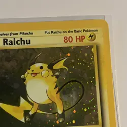Pokemon TCG Raichu Base Set 2 16/130 Holo Unlimited Holo Rare Excellent - Image 4