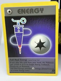 Pokemon TCG Full Heal Energy 81/82 AND Potion Energy 82/82 Team Rocket LP - Image 3