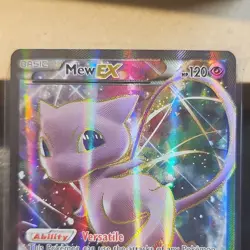 Pokemon TCG Mew EX XY126 XY Holo Full Art Promo EN 120 HP Basic 2016 - Image 2
