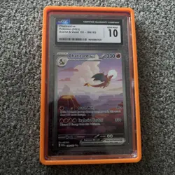 Pokemon CGC 10 Gem Mint 151 Special Illustration Rare Charizard 199/165 - Image 1