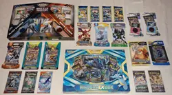 Kingdra Ex Collection Box Pokemon Lot w/ Unbroken Bonds Hanger Box + More - Image 1