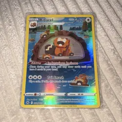 Pokemon TCG Bibarel GG25/GG70 Crown Zenith GG Holo UR EN 120 HP - Image 1