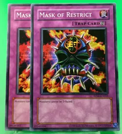 YUGIOH - MASK OF RESTRICT 2x - COMMON - RP02 - NM - Image 1