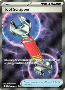 POKEMON Tool Scrapper #115/086 Holo ME04: Chaos Rising NM - Image 1