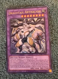 Yugioh Justice Hunters - Dracotail Arthalion - Ultra Rare - JUSH-EN006 - Image 1