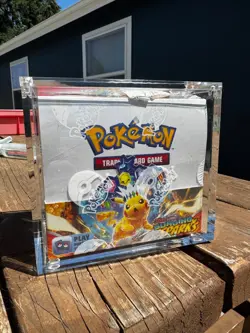 Pokemon TCG: Scarlet & Violet Surging Sparks Booster Box W/ Acrylic Case - Image 1