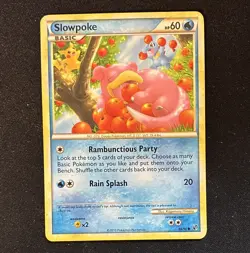 Nintendo Pokemon TCG Slowpoke 66/90 Undaunted 2010 60 HP Common Regular English - Image 1