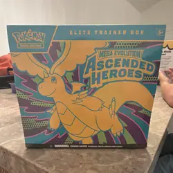 Pokemon TCG Elite Trainer Box Mega Evolution Ascended Heroes English - Image 1