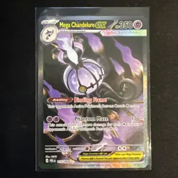 Mega Chandelure ex SIR 115/084 – Mega Evolution: Pitch Black – Pokemon TCG - Image 1