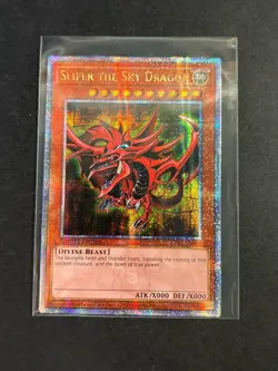 YuGiOh Slifer the Sky Dragon (Quarter Century Secret Rare) LC01-EN002 Legendary - Image 2