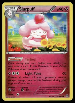Slurpuff 69/119 Holo Rare Phantom Forces Pokemon NM/M - Image 1