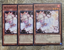 x3 Ash Blossom & Joyous Spring L5DD-ENC09 & L5DD-ENY17 Common 1ST NM - Image 1