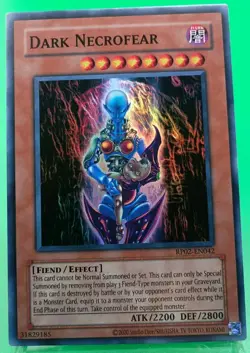 Yugioh! Dark Necrofear RP02-EN042 Super Rare 2020 Reprint Near Mint - Image 1