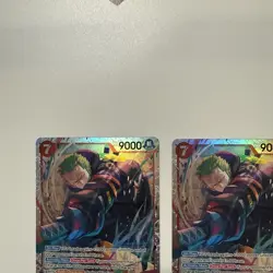 3 x Roronoa Zoro EB04-007 SR ENGLISH OP15 Adventure on KAMI’s Island NM - Image 2
