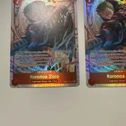 3 x Roronoa Zoro EB04-007 SR ENGLISH OP15 Adventure on KAMI’s Island NM - Image 5