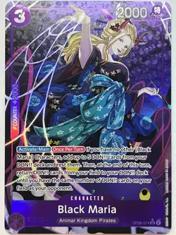 Black Maria (Parallel) OP08-074 - Two Legends - One Piece TCG - Image 1